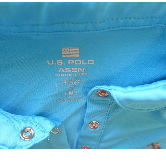 US POLO ASSOSIATION pant n top set / Aqua n Gray Size Med. - Picture 10 of 14
